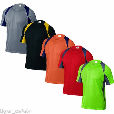 Delta Plus Panoply Bali Mens Polyester Dri Fit Work T-Shirt Sport Tee Shirt BNWT