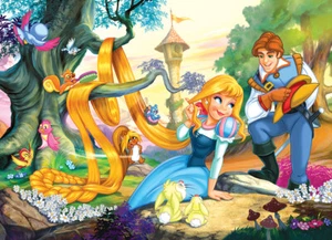 Eurographics Beautiful Hair 100 Piece Jigsaw Puzzle - Picture 1 of 2
