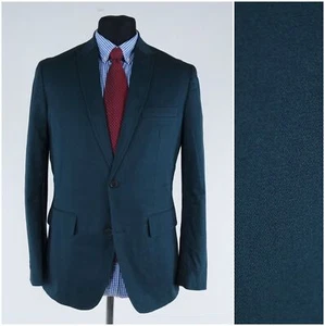 Mens Teal Cotton Blazer 40R UK Size INC Sport Coat Jacket - Picture 1 of 14