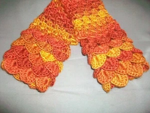 HANDMADE Facets Crochet Dragon Scale Fingerless Gloves - Color Choice - NEW - Picture 1 of 55