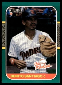 1987 Donruss The Rookies #44 Benito Santiago San Diego Padres MINT - Picture 1 of 2