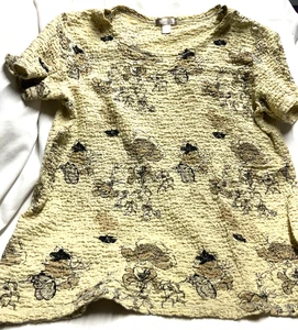 Lot 4274- Women's WHITE STAG Beige Waffle Tee- Size XL - Picture 1 of 2