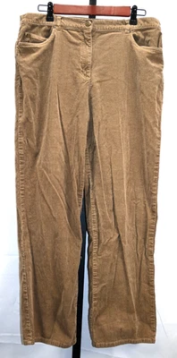 Pantalones de pana marrón Ruby Rd Favorites talla 12 97 % algodón 3 % spandex Foto 1 de 3