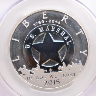 2018-P U.S. Marshals Service, Commemorative, CAC PR68 Store #GMC169 - Image 1 of 3