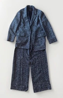 Massimo Dutti Tweed style Anzug Oversize Blezer (36) Hose (38) - Bild 1 von 4