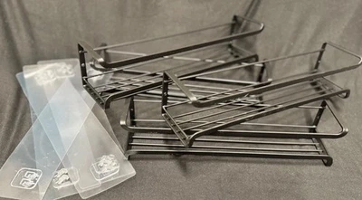 4 Paquetes Estante de Especias de Cocina Organizador Estante de Almacenamiento Gabinete Tarro Soporte Montaje en Pared Foto 1 de 3