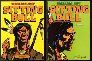 SITTING BULL   1+2  MARIJAC DUT  WESTERN  Paru dans COQ HARDI  1948-1952 GLENAT - Picture 1 of 7