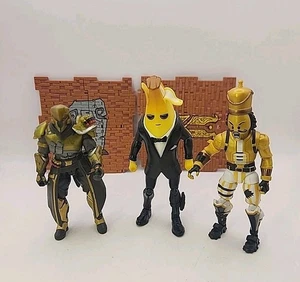 Fortnite Figuren Lot Jazwares 3,75 Toys Agent Peely Gold Crackshot Ultima Knight - Bild 1 von 6