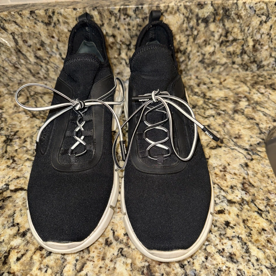 womens prada sneakers, Black - Image 1 of 4
