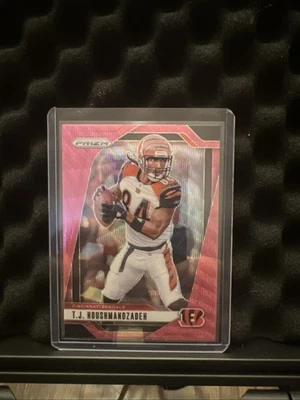 2024 Panini Prizm - T.J. Houshmandzadeh #63 Pink Wave Prizm - Image 1 of 2