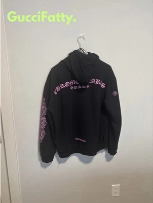 Raro Chrome Hearts Matty Boy Pink Hoodie Extra Grande – Autêntico Pulôver Streetwear - Imagem 1 de 4