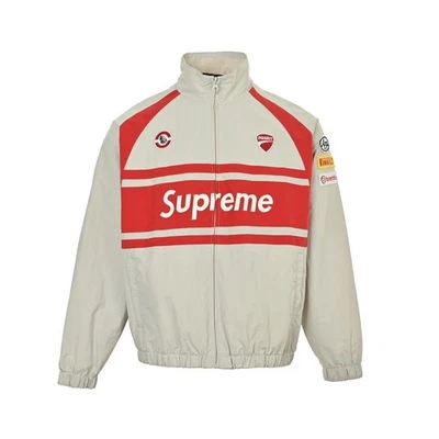 Supreme Ducati Track Jacket Black White 2colors SS24 Size S-XL - Image 1 of 4