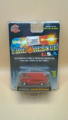 RACING CHAMPIONS FIRE RESCUE U.S.A. LOUISVILLE, KY FIRE DEPT Hazmat NIP - Image 1 of 4