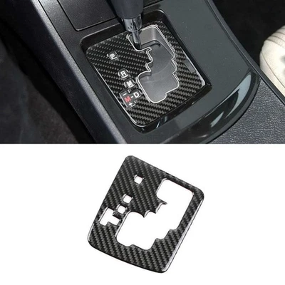 Cubierta adhesiva del panel de cambio de marchas de consola de fibra de carbono para Mazda 3 Axela 2010-2013 Foto 1 de 4