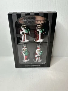 Celebrations By Christopher Radko 2.5” Vidrio Soplado a Mano Ornado Rojo Traje Santa Nuevo - Imagen 1 de 4