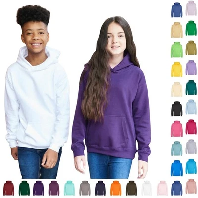 AWDis Niños Sudaderas con Capucha Lisas Niños Niñas Niños Pullover Sudadera con Capucha Foto 1 de 4