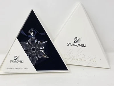 Swarovski 2000 Edición Anual Cristal Copo de Nieve Estrella Ornamento con Caja y Certificado de Autenticidad Foto 1 de 4