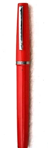 "ESTERBROOK Made in U.S.A." Solid Red/Chrome Trim Fountain Pen - Picture 1 of 24