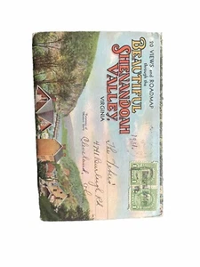 VINTAGE 1930’s Virginia - POSTCARD FOLDER PHOTO BOOK - Picture 1 of 5