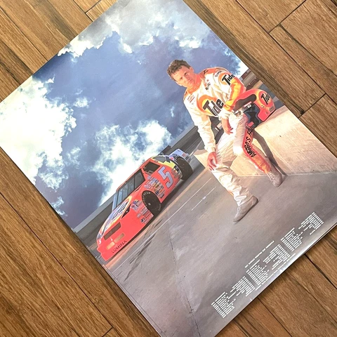 Lot Of 3 Vintage 1991 Ricky Rudd Tide Poster Winston Cup Schedule 18x24 Cover