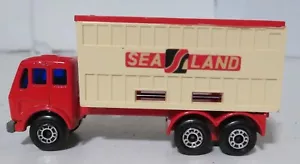 MATCHBOX LESNEY SUPERFAST MB42 MERCEDES CONTAINER TRUCK SEALAND VINTAGE 1977 - Picture 1 of 22