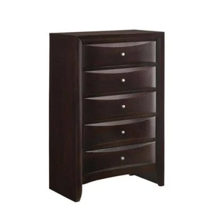 Unbranded Chest Of Drawers 49"Hx32"Wx17"D Wood 132-Lb 5-Drawer Mahogany Chest - Picture 1 of 8