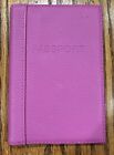 Buxton Genuine Leather Hot Pink Top Grain Cowhide Passport Holder