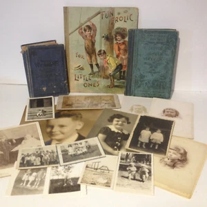 CHILDREN Ephemera Antique Vintage VTG Book Photograph Photo LOT - Picture 1 of 23
