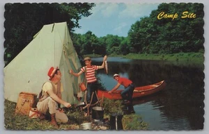 Camp Site Gravenhurst Ontario Canada Vintage Postcard - Picture 1 of 2