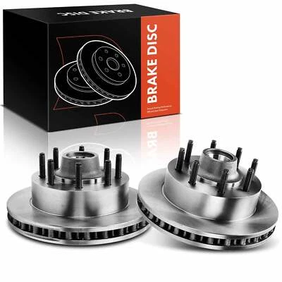 2x Conjunto de rotor de freno de disco delantero y buje para Ford Excursion F-250 Super Duty Foto 1 de 4