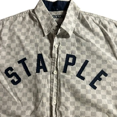 Camisa de manga corta Staple para hombre con botones talla L Foto 1 de 4