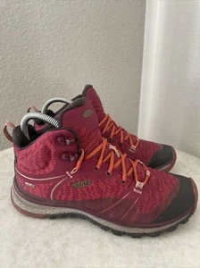 KEEN Dry Women Waterproof Shoes Breathable Red Hiking 1017690 - Size 7 - Picture 1 of 15