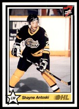 1990-91 7TH INNING SKETCH OHL SHAYNE ANTOSKI NORTH BAY CENTENNIALS #301