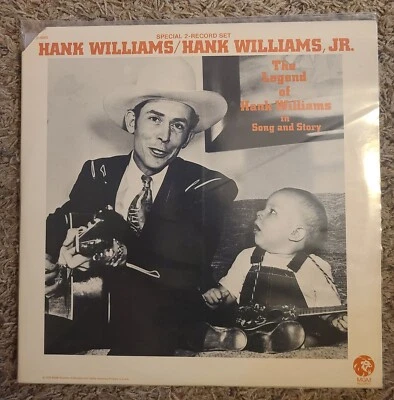 Hank Williams  Hank Williams Jr. ‎ The Legend Of Hank Williams In Song And Story - Image 1 of 4