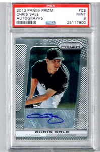 2013 Panini Prizm Chris Sale Auto PSA 9 - Picture 1 of 2