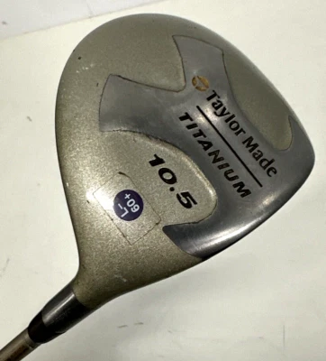 TAYLORMADE TITANIUM DRIVER 10.5* LADIES L-60 BUBBLESHAFT 44” with Head cover - Image 1 of 4