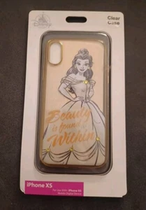 Funda transparente para teléfono iPhone XS Max Belle Beauty Is Found Within de los parques de Disney - Imagen 1 de 2