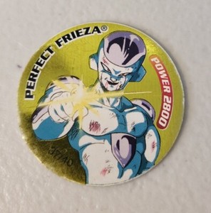 Perfect Frieza 37/40 - DBZ Dragon Ball Z GOLD/Yellow 1st Print Tazo Dizk - S1