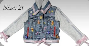 Brand new One & Only jean little girls handmade designed jackets - Picture 1 of 3