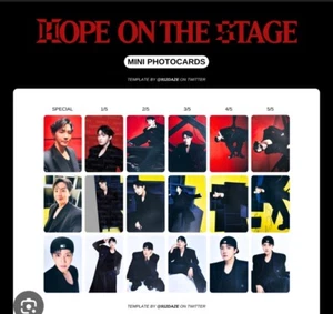 BTS J Hope on the Stage Photocards Assorted - Picture 1 of 35