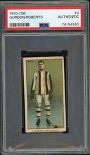 1910-11 C56 Imperial Tobacco # 3 Gordon Roberts  PSA Authentic