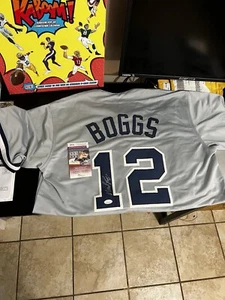 Wade Boggs Signed New York Grey Baseball Jersey (JSA) - Picture 1 of 2