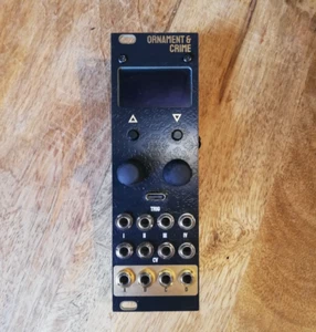 Eurorack Modul Ornament & Crime uO_c - Custom Front USB Midi - Black/Gold - Bild 1 von 6