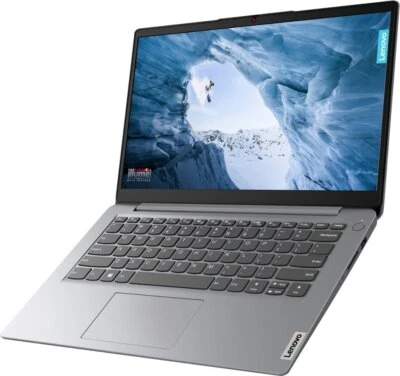 New Lenovo ideapad 1 14" HD Celeron N4020 4GB 256GB SSD Webcam Windows 11 S - Image 1 of 4