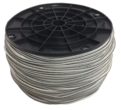 RUSHAZZLED USA 1/8" x 500' Bungie Nylon Coated Rubber Rope Shock Cord Bungee Stretch