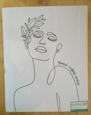 Pacote com 5 pôsteres de arte emolduráveis boas vibrações apenas vários tamanhos NOVO  - Imagem 1 de 2