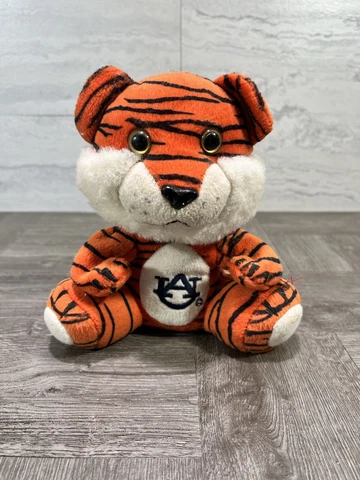 UA AUBURN UNIVERSITY The Collegiate College Bean Bag Mascot TIGER AUBIE PLUSH 7” Cover