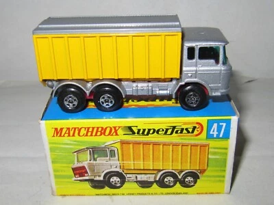 MATCHBOX SUPERFAST No.47 DAF TIPPER CONTAINER TRUCK MIB MINT / BOXED - Image 1 of 4