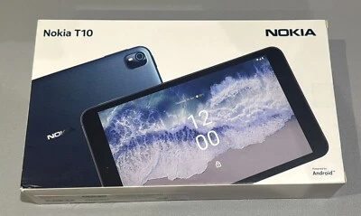 Nokia T10 4G LTE (Ocean Blue) 32GB + 3GB RAM | 8" Unlocked Android Tablet - Image 1 of 2