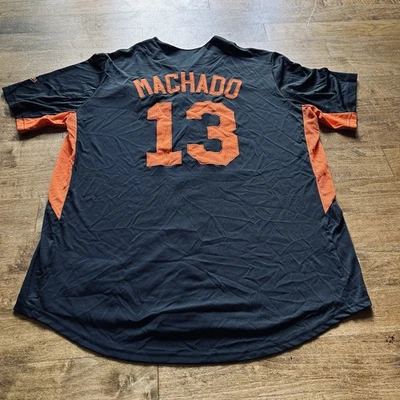 Baltimore Orioles Manny Machado Jersey XL  Bird Patch Logo Stitched Tx3 Cool - Image 1 of 4